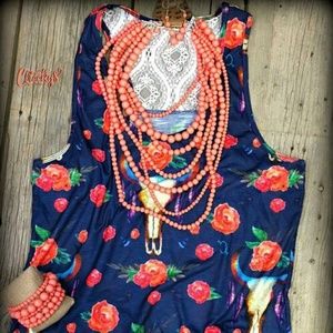 Cheekys brand bull head tank top XL